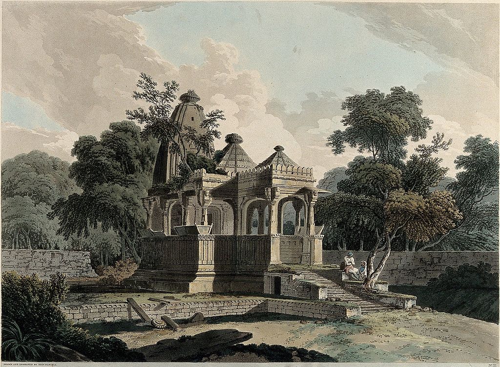 Thomas Daniell, Public domain, via Wikimedia Commons-Rohtas Travel Guide